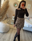 Jupe short bambi CHOCO