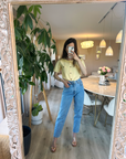 GILET MANCHE COURT JAUNE 🌼