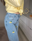 Jean citron extensible