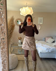 Jupe short bambi BEIGE