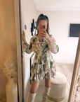 Robe fluide imprimé