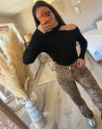 Pull maille asymétrique NOIR