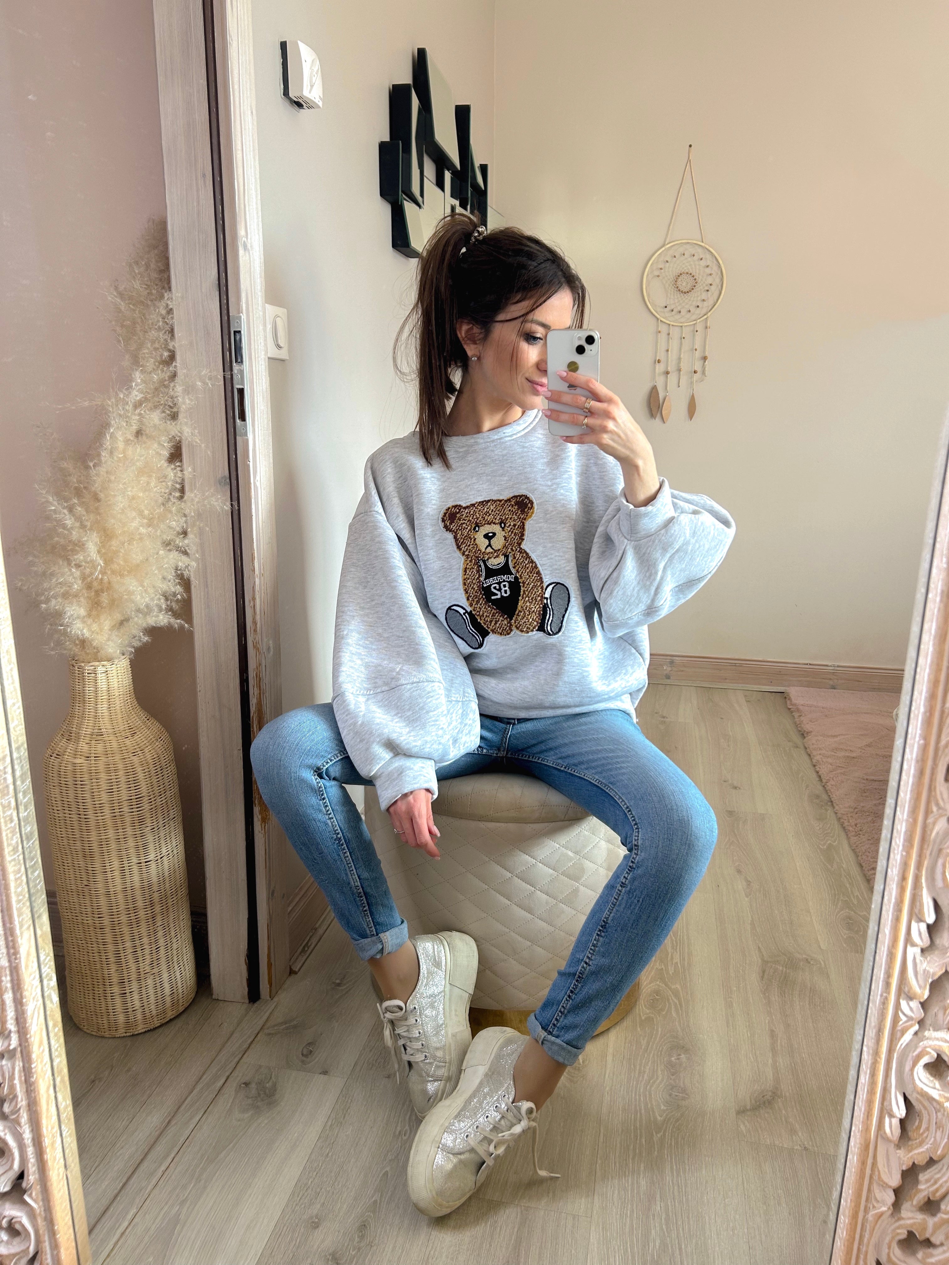Pull ourson gris