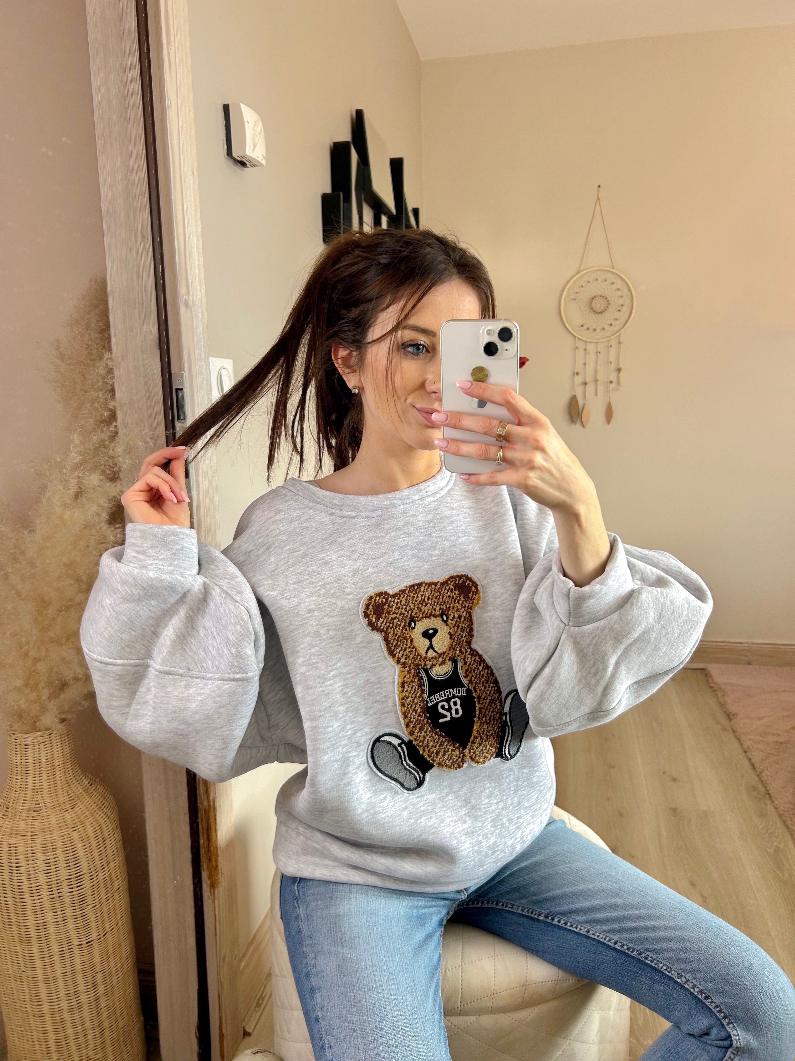 Pull ourson gris