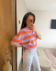 T-shirt rayures OVERSIZE