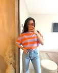 T-shirt rayures OVERSIZE