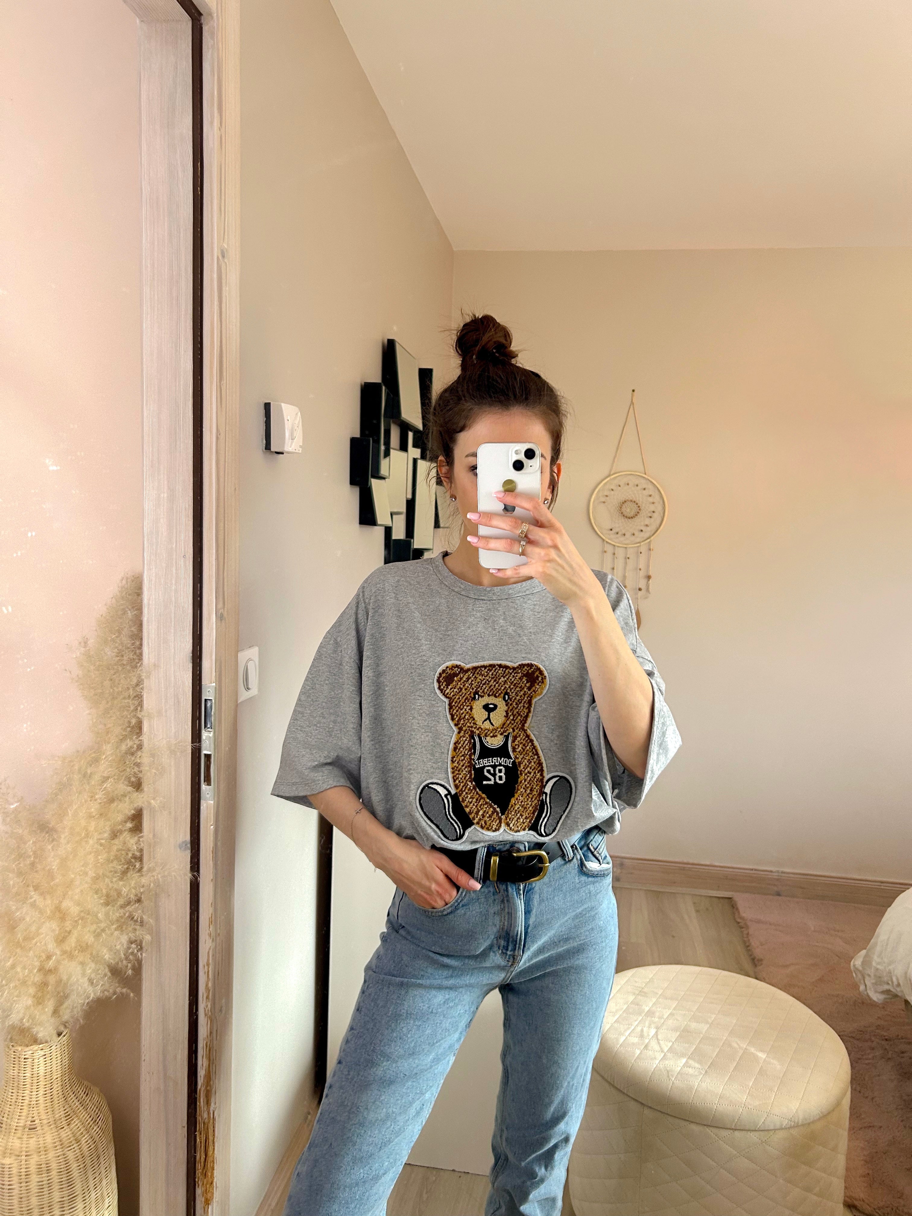 T-shirt ourson gris ♡