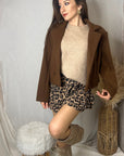 VESTE BLAZER MARRON