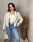 VESTE BLAZER BEIGE