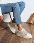 BASKETS COMPENSÉ TWEED DORÉ